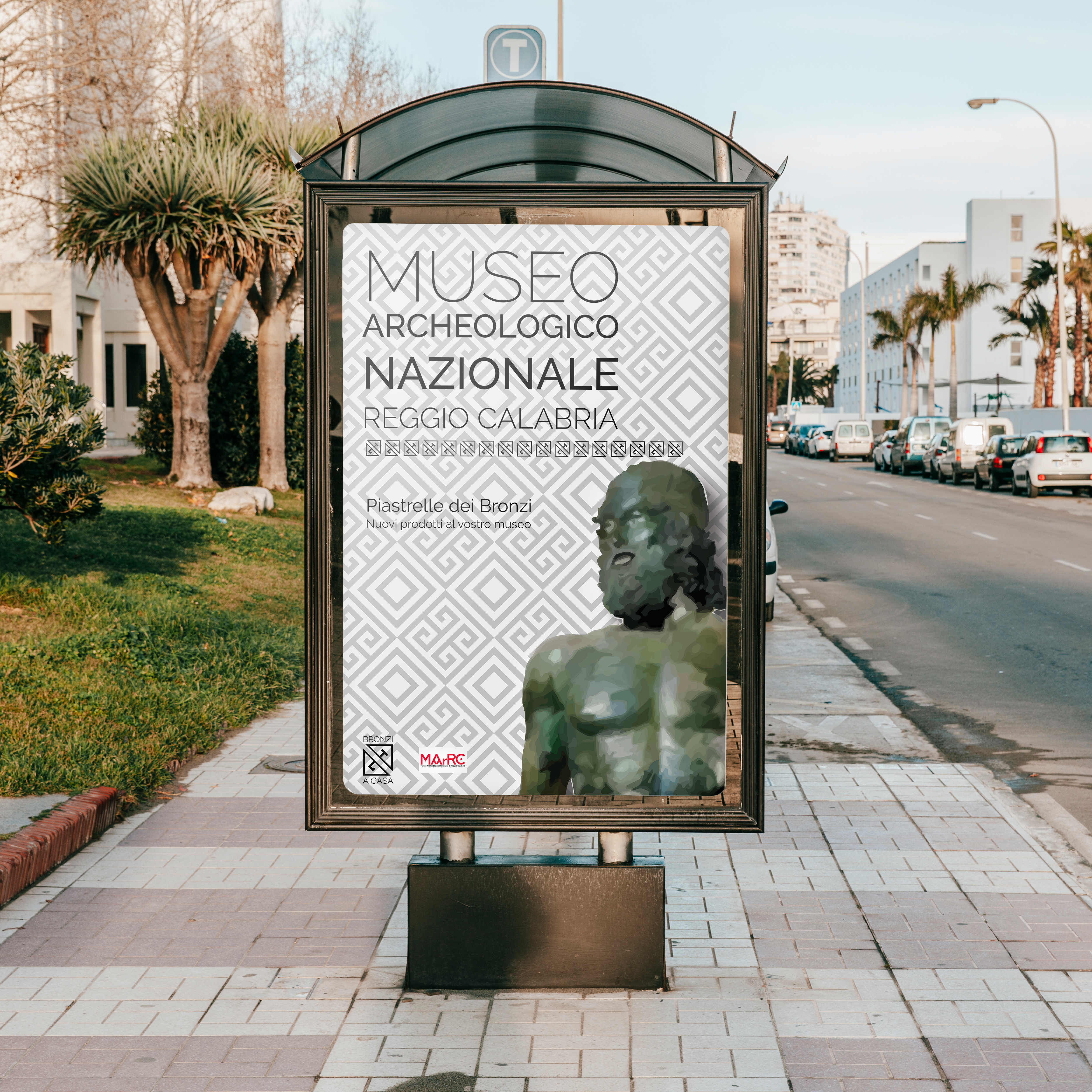 Mockup of the poster of the event