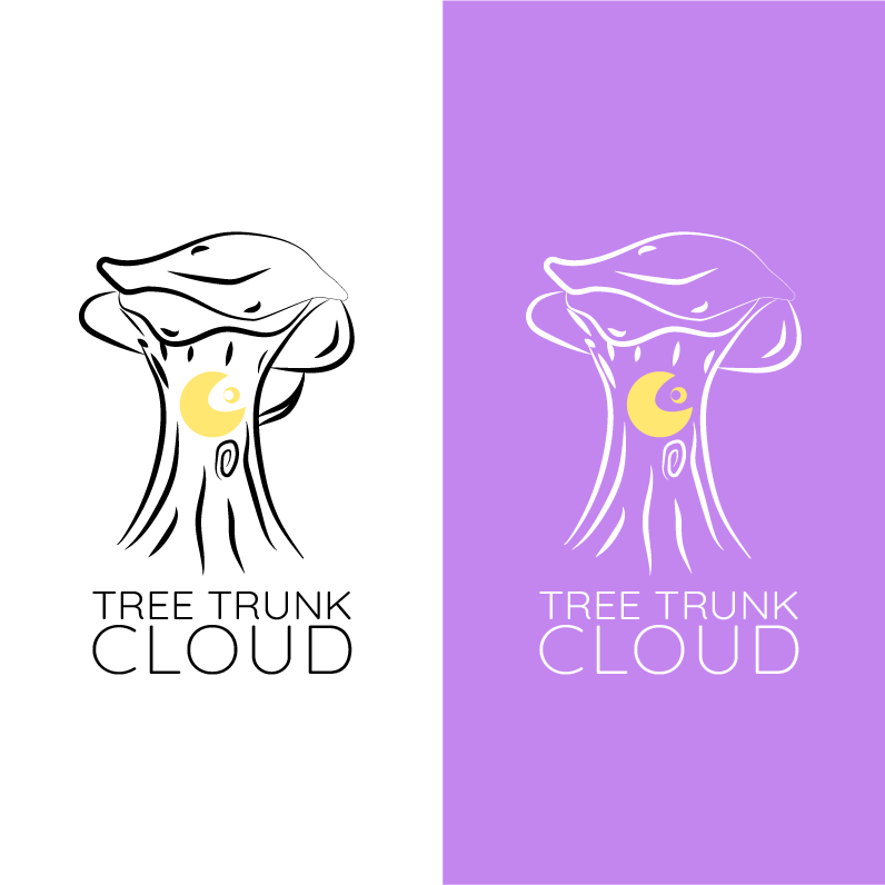 Logo Tree Trunk CLoud